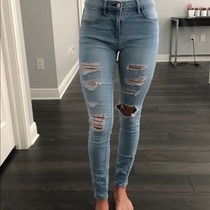pacsun distressed jeans